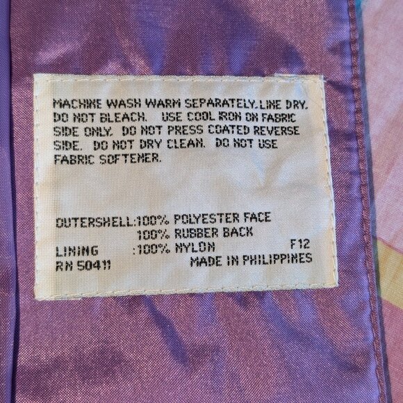 Fleet Street Long Purple Rain Tench Coat Jacket Size 10 - Picture 14 of 15